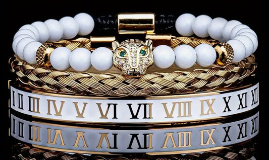 White & Gold Bracelet